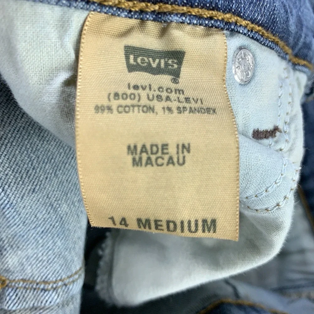 Levi's Jeans Women's 14 Genuinely Crafted Perfectly Slimming Bootcut Stovepipe